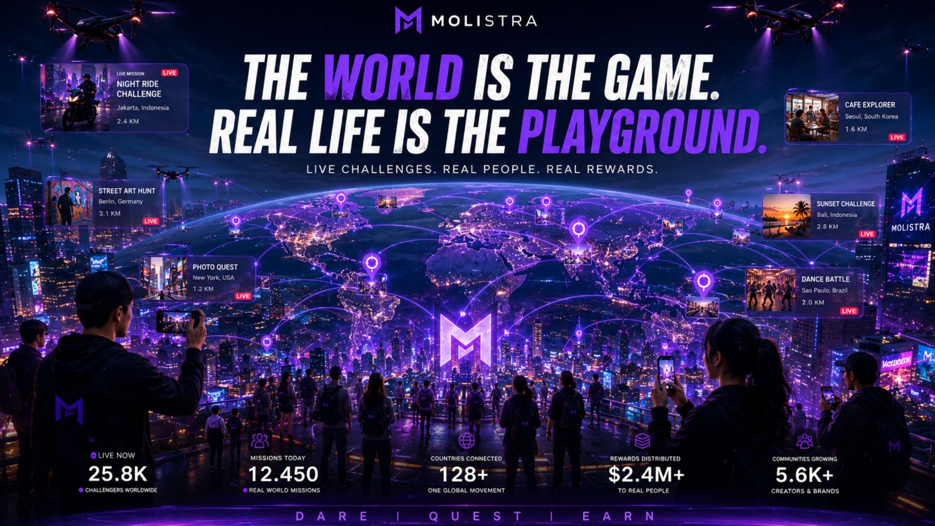 The world is the game, real life is the playground